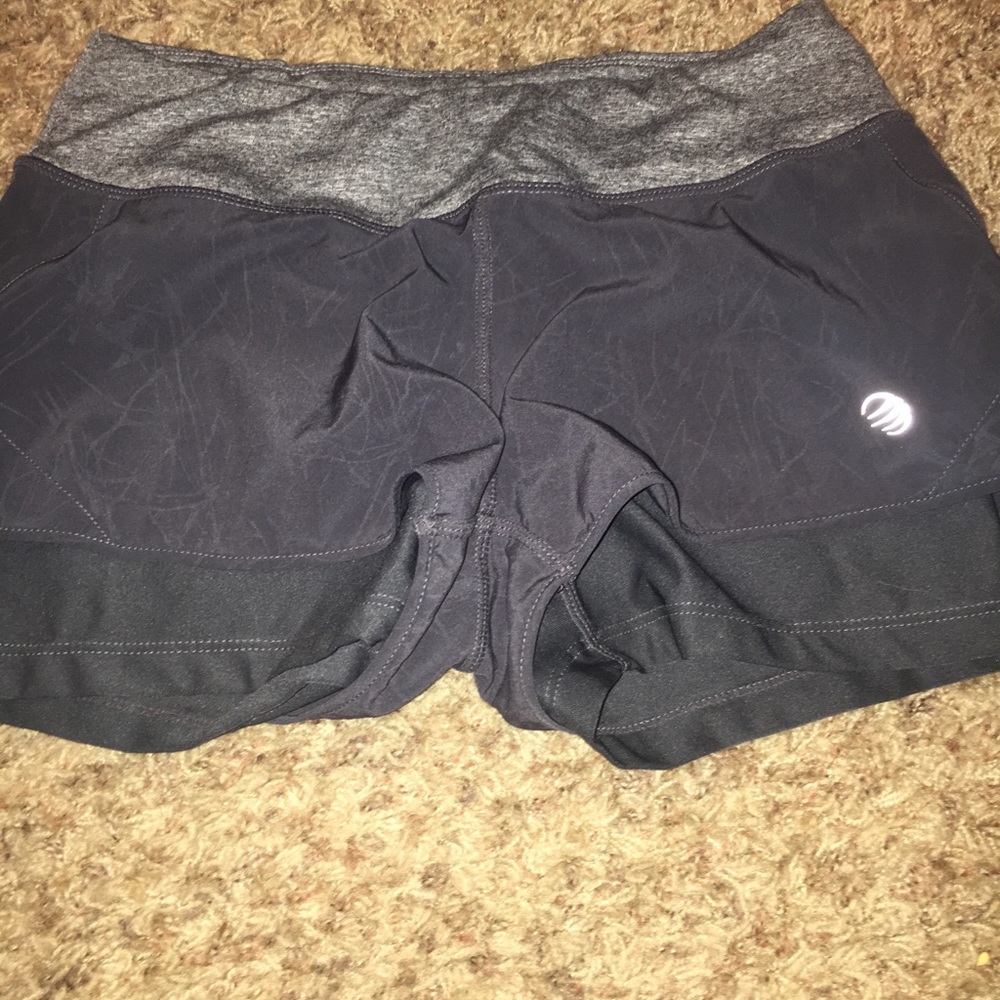 Grey athletic shorts